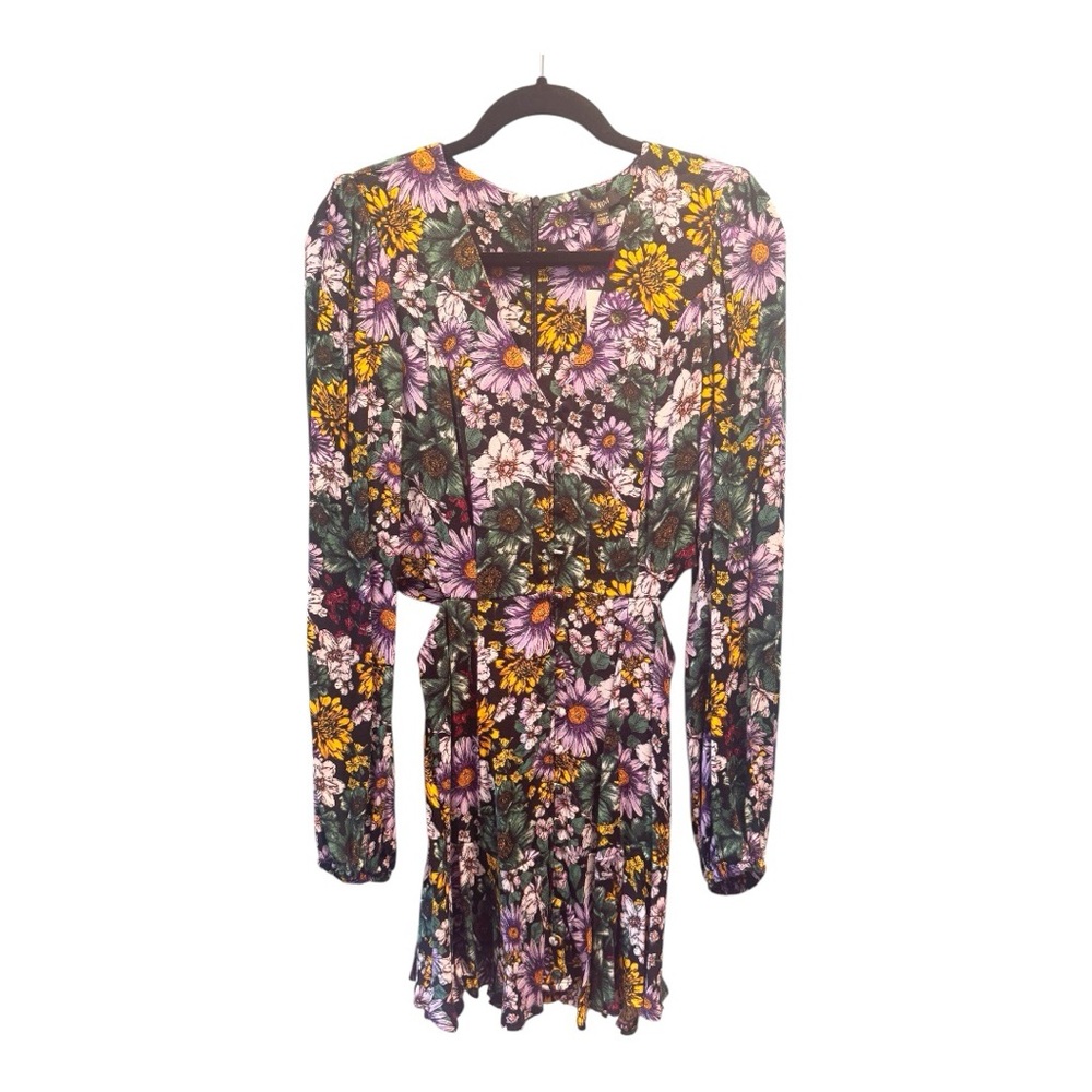 AFRM Botanical Garden Monna Print Mini Dress - Picture 3 of 5